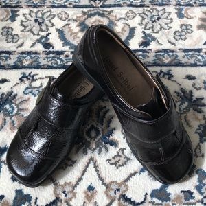 Josef Seibel Kathrin Black Patent Leather Loafers